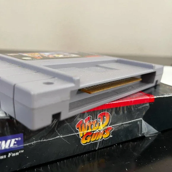 Wild Guns Natsume SNES Game and Box Only